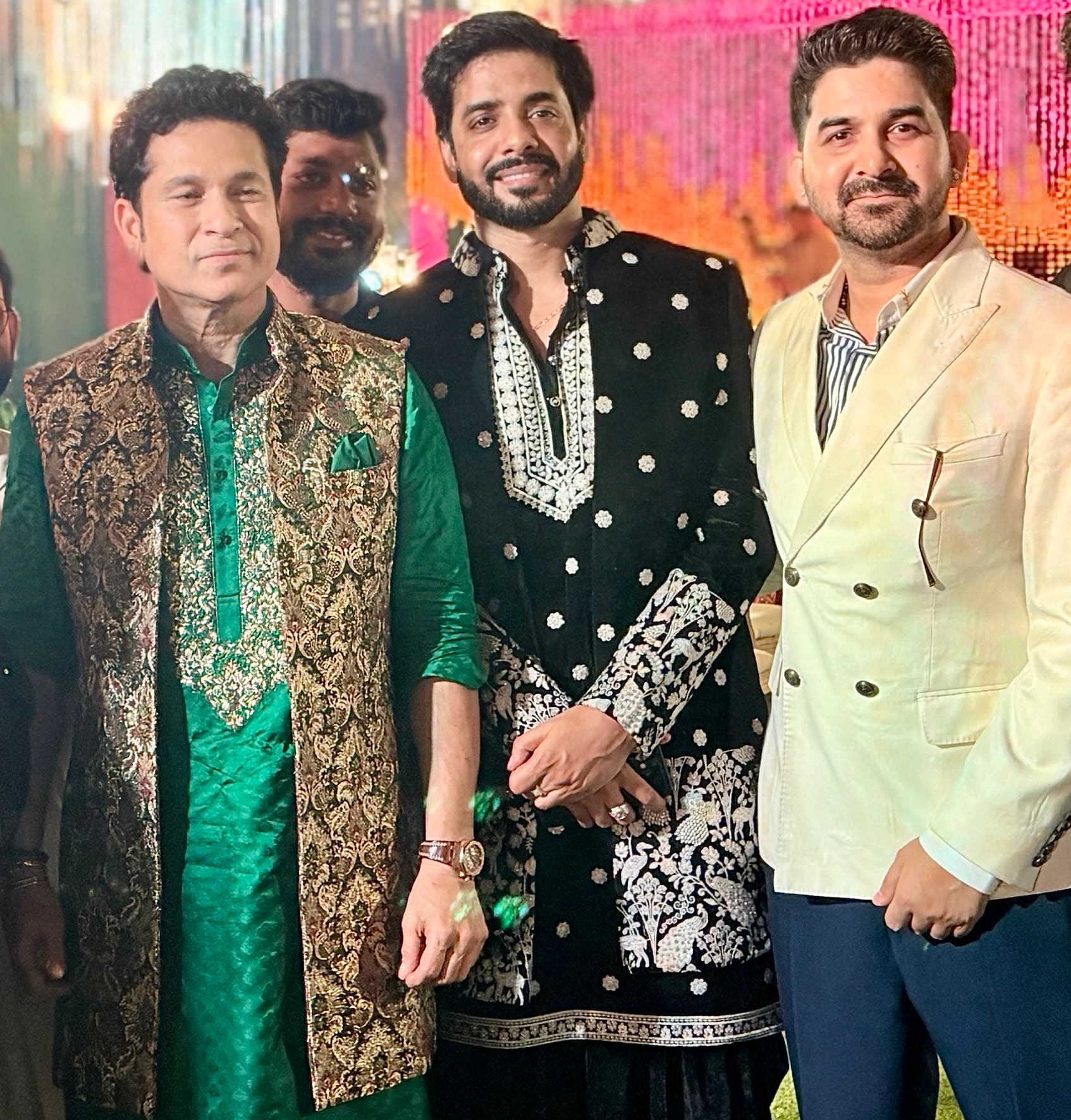 Amit K Thakur with notable guests at a Yes2Music event.